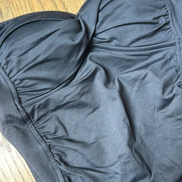 Seafolly Black Halter One Piece Swimsuit - Picture 2 of 6